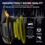 VersionTECH. G2000 Gaming Headset, Surround Stereo Gaming Headphones with Noise Cancelling Mic, LED Lights & Soft Memory Earmuffs for Xbox One, PS4, Nintendo Switch, PC Mac Computer Games- Orange