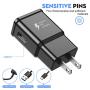 Spater Adaptive Fast Charging Wall Charger Kit Set with USB-C Cable, Compatible with Samsung Galaxy S10/ S8/ S9 + Note8/ Note9