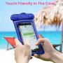 Floatable Waterproof Phone Pouch, Cambond Water Proof Cell Phone Case for iPhone 11/Xs Max/XR/X/8/8P/7 Galaxy up to 6.5", Lanyard Dry Bag Waterproof Case for Snorkeling Beach Kayaking Travel, 2 Pack