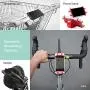 Bone Universal Bike Phone Mount,Silicone Bicycle Phone Holder, Universal Motorcycle Stem Mount Compatible for iPhone Xs/X/8/7/6s, Galaxy S8/S7/S6, 4.0”-6.0” Phones, Bike Tie Pro - Dark Blue