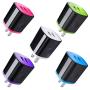 Wall Charger Adapter, Charger Brick, AndHot 5 Pack 2.1A Dual Port USB Cube Block Wall Charger Plug Compatible for iPhone 11 Pro Max XR XS X 8 7 6 Plus, iPad, Samsung, LG, Moto, Android Phone, Kindle
