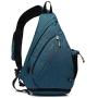 Tudequ Dry Wet Separation Sling Crossbody Chest Bag Backpack Casual Daypack for Men Women Teens