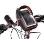 Jroyseter Bicycle Mobile Phone Bag with Adjustable Strap Waterproof Touch Screen Bike Handlebar Storage Bag for Smartphone Bicycle Bag Pouch Holder