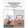 Cell Phone Stand 2020 Upgraded, Phone Stand for Desk YIKA [3X Stable iPhone Stand EXTENSIBLE] Phone Holder Adjustable Fully Foldable Compatible with iPhone/iPad/Tablet, All Phones(4-11")