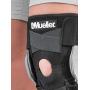 Mueller Sports Medicine Adjustable Hinged Knee Brace, Black/Gray, One Size Fits Most