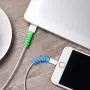 Jetec 12 Pieces Highly Flexible Silicone Micro USB Protector, Mouse Cable Protector, Suit for All Cell Phones, Computers and Chargers (Gray, Black, Blue, Green) Jetec 12 Pieces Highly Flexible Silicone Micro USB Protector, Mouse Cable Protector, Suit for All Cell Phones, Computers and Chargers (Gray, Black, Blue, Green)