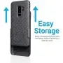 Aduro Galaxy S9 Case with Kickstand Belt Clip Holster, Combo Galaxy Case with Rotating Belt Clip Super Slim Shell Samsung Galaxy Belt Clip Case for Samsung Galaxy S9 (NOT PLUS) Cell Phone (2018) Black Aduro Galaxy S9 Case with Kickstand Belt Clip Holster, Combo Galaxy Case with Rotating Belt Clip Super Slim Shell Samsung Galaxy Belt Clip Case for Samsung Galaxy S9 (NOT PLUS) Cell Phone (2018) Black