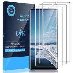 LK [3 Pack] Screen Protector for Samsung Galaxy Note 10 Plus/Note 10+ / Note 10 Plus 5G Flexible Film (Ultrasonic Fingerprint Support) Self Healing HD Clear, Case Friendly