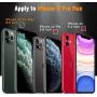 [4 Pack] UniqueMe 2 Pack Privacy Screen Protector for iPhone 11 Pro Max 【6.5 Inch】 Tempered Glass [Alignment Frame]+ 2 Pack Camera Lens Protector for iPhone 11 Pro Max [Bubble-Free][Case Friendly]