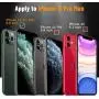 [4 Pack] UniqueMe 2 Pack Privacy Screen Protector for iPhone 11 Pro Max 【6.5 Inch】 Tempered Glass [Alignment Frame]+ 2 Pack Camera Lens Protector for iPhone 11 Pro Max [Bubble-Free][Case Friendly]
