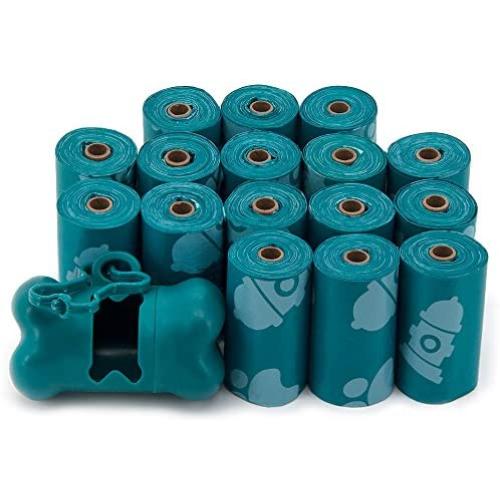 Best Pet Supplies Dog Poop Bags, Rip-Resistant and Doggie Waste Bag Refills with d2w Controlled-Life Plastic Technology