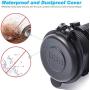MICTUNING Dual USB Charger 4.2A with Blue Light Compatible for Cell Phone, Tabet, GPS for Car Boat Motorcycle Marine