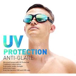 CAPAS Swim Goggles for Swimming Leak Proof Anti Fog UV Protection Clear Vision
