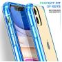 Mkeke Compatible with iPhone 11 Case, Clear iPhone 11 Cases Cover for iPhone 11 6.1 Inch-Blue
