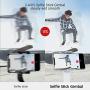 Zhiyun Smooth X Selfie Stick Tripod Gimbal Foldable Stabilizer for Smartphone, Extendable Stabilizer Handheld Gimbal for iPhone Samsung Android Phones YouTuber Vlog Live Streaming Video Making (White)