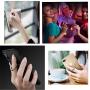 Phone Ring Holder Finger Kickstand 360° Rotation Metal Ring Grip with Magnetic Phone Car Mount Holder Car Air Vent Magnetic Mount Car Phone Holder for iPhone 11 Pro Xs Max XR X 8 All Smartphone(black)