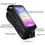 TOOVREN Bike Phone Bag Bike Front Frame Mount Bag,Cycling Waterproof Top Tube Handlebar Bag Bicycle Accessories with Touch Screen Holder Case Compatible with Phones Below 6.5 Inch iPhone 11 X XR 7/8