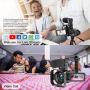 Ultra HD Video Camera Camcorder with Powerful Microphone 1080P Vlogging Camera Recorder 3.0 Inch IPS Screen 16X Zoom Camcorders YouTube Camera Remote Control, Lens Hood,Battery Charger
