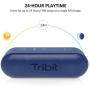 Tribit XSound Go Bluetooth Speakers - 12W Portable Speaker Loud Stereo Sound, Rich Bass, IPX7 Waterproof,24 Hour Playtime, 66 ft Bluetooth Range & Built-in Mic Outdoor Wireless Speaker (Blue)
