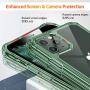 ESR Air Armor Designed for iPhone 11 Pro Max Case [Shock-Absorbing] [Scratch-Proof] [Military Grade Protection] Hard PC + Flexible TPU Frame, for The iPhone 11 Pro Max (2019), Transparent Dark Green