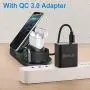 Wireless Charger for AirPods Pro with Adapter, Coobetter 3 in 1 Wireless Charging Station,Wireless Charging Stand Watch Charger Compatible with iPhone 11/11 pro /11 Pro Max/Xs/XS Max/XR/X / 8 /8P … …