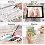 Stylus for iPad Pencil (2 Pcs), StylusHome Magnetic Disc Universal Stylus Pens for Touch Screens Apple/iPhone/Ipad pro/Mini/Air/Android/Microsoft/Surface All Capacitive Touch Screens - Black/White