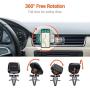 TORRAS Magnetic Phone Car Mount, Anti-Shake Air Vent Cell Phone Holder Stand Compatible with iPhone 11 Pro Max/Xs/XS Max /8 Plus/7, Samsung Galaxy S20/S20+/S10 Plus/S9+/ Note 10 and All Smartphones