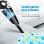Hikeren Portable Handheld Vacuum Cleaner Cordless, Powerful Suction Cleaner, Rechargeable 12V Lithium with Quick Charge, Wet Dry Vacuum Mini Cleaner for Pet Hair, Gravel Cleaning, Black Hikeren Portable Handheld Vacuum Cleaner Cordless, Powerful Suction Cleaner, Rechargeable 12V Lithium with Quick Charge, Wet Dry Vacuum Mini Cleaner for Pet Hair, Gravel Cleaning, Black