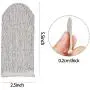 12 Pieces Gaming Finger Sleeve Controller Touch Screen Finger Sleeve Anti-Sweat Breathable Game Thumb Sleeve for Mobile Phone Games (White) 12 Pieces Gaming Finger Sleeve Controller Touch Screen Finger Sleeve Anti-Sweat Breathable Game Thumb Sleeve for Mobile Phone Games (White)
