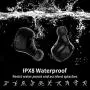 Wireless Earbuds Bluetooth Wireless Headphones Stereo HiFi Sound IPX8 Waterproof Wireless Headphones Sport with Charging Case for iOS and Android