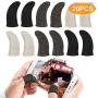 Touchscreen Finger Sleeve 20 Pieces Set, Gaming Finger Sleeve, Anti-Sweat Breathable Touchscreen Finger Sleeve for Mobile Phone Games