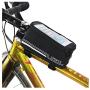 QLBF Bike Saddle Bicycle Seat Bag Water Resistant Bike Frame Bags, Bicycle Storage bags Bike Outdoor Seat Saddle Bag Waterproof Bicycle Bag Front Bag Touch Screen Mobile Phone Bag Accessories Mountain