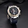 BENYAR - Wrist Watch for Men, Genuine Leather Strap Watches, Quartz Movement, Waterproof Analog Chronograph Business Watches BENYAR - Wrist Watch for Men, Genuine Leather Strap Watches, Quartz Movement, Waterproof Analog Chronograph Business Watches