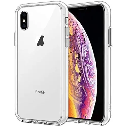 JETech Case for Apple iPhone Xs and iPhone X, Shockproof Bumper Cover, HD Clear JETech Case for Apple iPhone Xs and iPhone X, Shockproof Bumper Cover, HD Clear