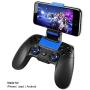 Mobile Game Controller, PowerLead PG8718 Wireless 4.0 Game Controller Compatible with iOS Android iPhone iPad Samsung Galaxy(Blue)
