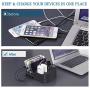 Ocim 6 Port USB Charging Station,Multiple Devices Desktop Charger Docking Organizer Compatible for Airpods Apple iWatch iPhone iPad Tablets and Smart Cell Phones