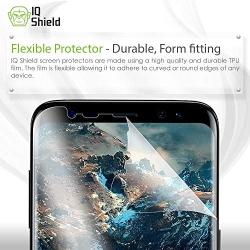 IQShield Screen Protector Compatible with Samsung Galaxy S8 Plus (2-Pack)(Case Friendly)(Not Glass) Anti-Bubble Clear Film