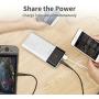 ROMOSS 20000mAh Power Bank LT20PS+, 18W PD USB C Portable Charger with 3 Outputs & 3 Inputs External Battery Pack Cell Phone Charger Battery Compatible with iPhone 11, Xs Max, iPad Pro, Samsung S20