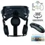 VR Headset Virtual Reality Headset 3D Glasses with 120°FOV, Anti-Blue-Light Lenses, Stereo Headset, for All Smartphones with Length Below 6.3 inch Such as iPhone & Samsung HTC HP LG etc.