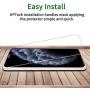 [4 Pack] QHOHQ 2 Pack Tempered Glass Screen Protector +2 Pack Tempered Glass Camera Lens Protector for Apple iPhone 11 Pro Max(6.5"),[9H Hardness] HD Transparent Scratch-Resistant [Bubble Free]