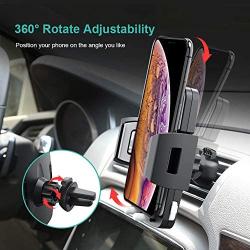 Car Phone Holder, Baseus Air Vent Cell Phone Car Mount Quick Release 360° Rotation iPhone X, 8/8 Plus, 7/7 Plus, 6/6 Plus, Samsung Galaxy S9, S8, S7, S6, S5