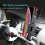 Car Phone Holder, Baseus Air Vent Cell Phone Car Mount Quick Release 360° Rotation iPhone X, 8/8 Plus, 7/7 Plus, 6/6 Plus, Samsung Galaxy S9, S8, S7, S6, S5