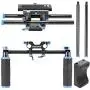 Neewer Portable FilmMaker System With Camera/Camcorder Mount Slider, Soft Rubber Shoulder Pad and Dual-hand Handgrip For All DSLR Video Cameras and DV Camcorders Neewer Portable FilmMaker System With Camera/Camcorder Mount Slider, Soft Rubber Shoulder Pad and Dual-hand Handgrip For All DSLR Video Cameras and DV Camcorders