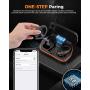 Bluenin T30 True Wireless Earbuds,Bluetooth 5.0 Headphones Sport Earphones with Charging Case, 136H Playtime, Stereo Sound Headset with CVC8.0 Noise Canceling Mic, IPX7 Waterproof Earbuds for Work Out