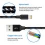 Car Charger Compatible with iPhone XR/XS MAX/X / 8/8 Plus / 7/6 / 6s Plus 5S 5 5C SE,iPad,iPad Mini and More, 3.1A Dual Port USB Car Charger Adapter with 6ft Nylon Braided Charging Cable