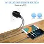 USB C Wall Charger, USB Charging Plug Charger Brick with Type C Cable Cell Phone C Charger Cord Compatible with Samsung Galaxy S10,S9,S8,A80,A70,OnePlus 7 Pro,7,6T,6,5T,Google Pixel 3a