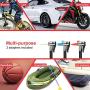 ROCKBIRDS Portable Air Compressor for Car Tires, 12V DC Auto Tire Pump with LED Light 150PSI for Car Tires,Basketball,Bicycle,Motorcycle,Balls