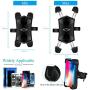 CHYBFU Bike Phone Mount, Bicycle Phone Holder with 4 Telescopic Clamp Arms for Super Stability 360° Rotation Bicycle Phone Mount/Bike Cell Phone Holder for iPhone & Android Between 4.5 to 7.2 inches