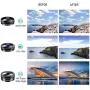 Apexel 11 in 1 Phone Camera Lens Kit - Wide Angle Lens & Macro Lens+Fisheye Lens/ND32/kaleidoscope/CPL/Color Lens Compatible with iPhone Samsung Sony and Most of Smartphone