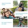 Taisioner Mini Selfie Stick Tripod Kit Two in One Compatible with Hero Action Camera and Cell Phone Accessories